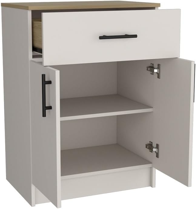 Mid-Century Pantry Cabinet, Saving Space Storage Cabinet for Kitchen Entryway Hallway,for Kitchen Home