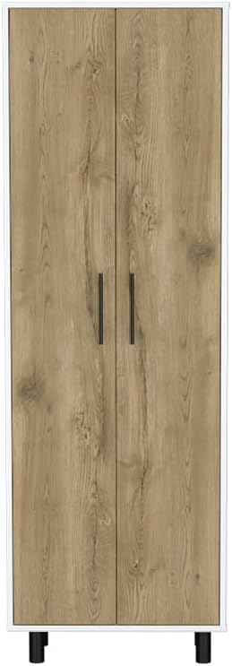 Modern Kitchen Pantry, Storage Cabinet with 2 Doors, for Dining Room, Easy to Clean, Particle Board
