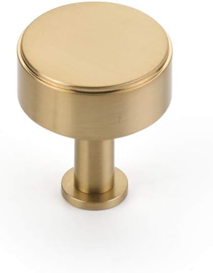 Schaub Pub House Collection 1-1/4 in. (32mm) Knob, Signature Satin Brass - 5102-SSB