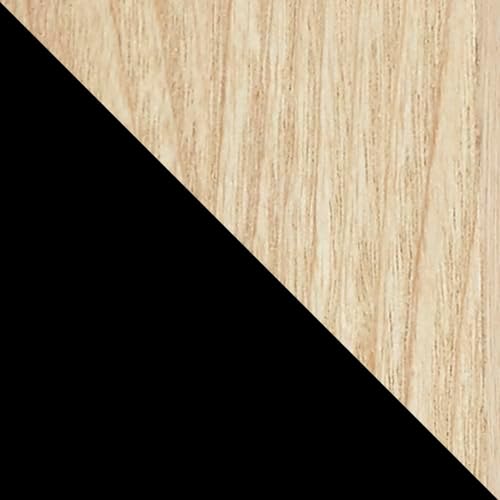 Umbra Woodrow 2-Gallon Modern Wooden Trash Can Wastebasket, Attractive Bin for Garbage or Recycling, Suitable for Home or Office, Black