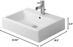 Duravit Vero Wall-Mount Three-Hole Sink White