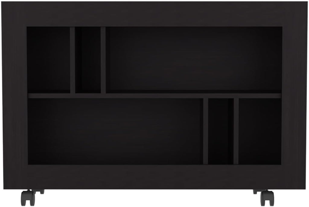 Console Table Cart, 5 Shelves, 4 Casters,for Kitchen