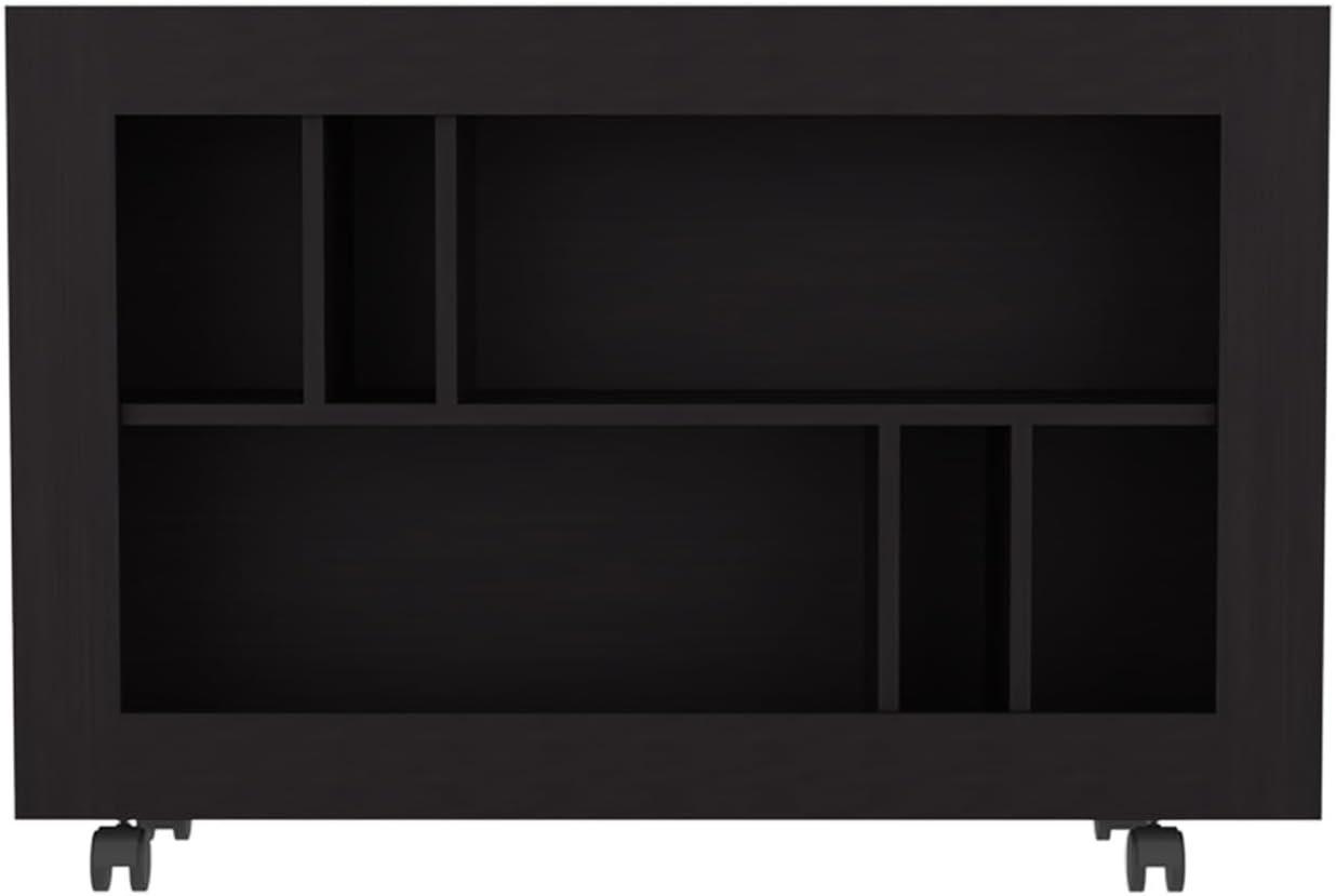 Console Table Cart, 5 Shelves, 4 Casters,for Kitchen