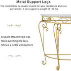 Console Table Decor Entryway Marble Scalloped Tables Behind,Half Moon Console TableFaux Marble Top Entryway Table with Ele Metal Scroll Legs SemiCle Accent Table for Hallway & Living Room (B