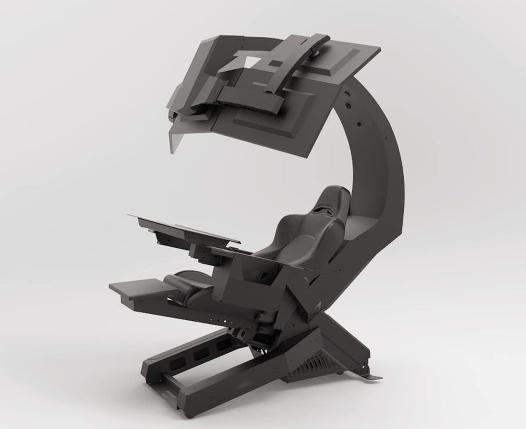 Imperatorworks IW 320 Brand Racing Gaming Chair, Computer Chair for Office and Home; Regular for 3 Screens or Upto 5 Monitors with Vibration massasge