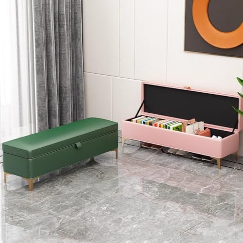 Benches Garden Bench Outdoor Patio Seating Backless Park Chair Lawn Path Slatted Seats,Modern Faux Leather Storage Ottoman Bench - Multi-Functional Rectangular Footrest & Coffee Table for Li