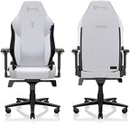 Secretlab Titan Evo Arctic White Gaming Chair - Reclining, Ergonomic, Heavy Duty Computer Chair with 4D Armrest, Magnetic Head Pillow & Lumbar Support - Big and Tall Up to 395lbs - White - Fabric