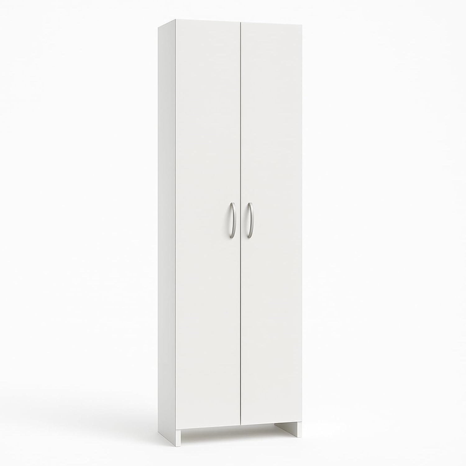 Decorotika 72" Modern Tall Pantry Cabinet with Doors, Freestanding Kitchen Storage Cabinet with Adjustable Shelves, Slim White Utility Storage Organizer for Kitchen, Laundry Room, Bathroom