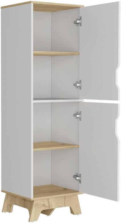 Single Kitchen Pantry Wallas Cabinet, Storage Cabinet Locker with Four Shelves,for Kitchen Home