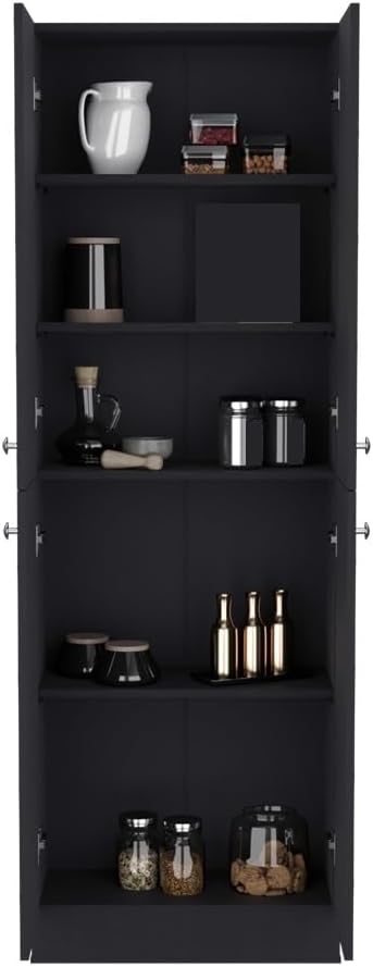 Mid-Century Retro Pantry Cabinet, Storage Cabinet for Kitchen Hallway Entryway,for Kitchen Home