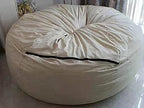 Bean Bag Inner Liner, 6-7ft Inner Liner for Bean Bag Chair, Couch Cover, Seat, Lazy Sofa High Capacity Replacement Cover with Zipper (Size: D180H90CM)