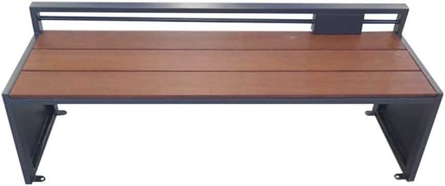 Patio Benches Modern Metal Park Chair - Waterproof Commercial Outdoor Seating