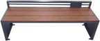 Benches, Modern Metal Park Chair - Waterproof Commercial Outdoor Seating