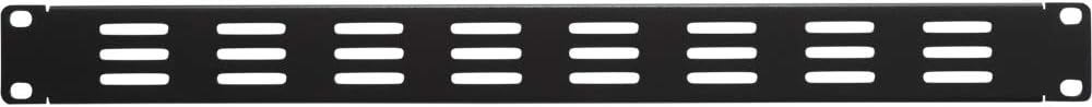 NavePoint 1U Blank Rack Mount Panel IT Server Network Spacer Slotted Venting