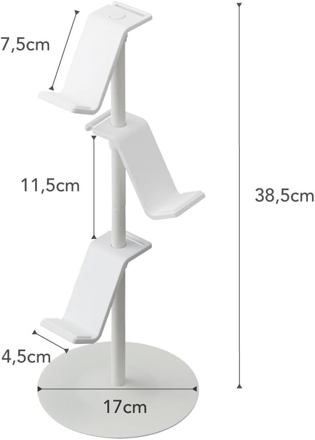 YAMAZAKI Home Smart Universal Adjustable Game Controller Stand/Controller Holder - Steel