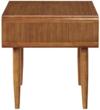 Boraam Alborg End Table - Rich Walnut Finish