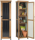 62" H Tall Narrow Outdoor Storage Cabinet