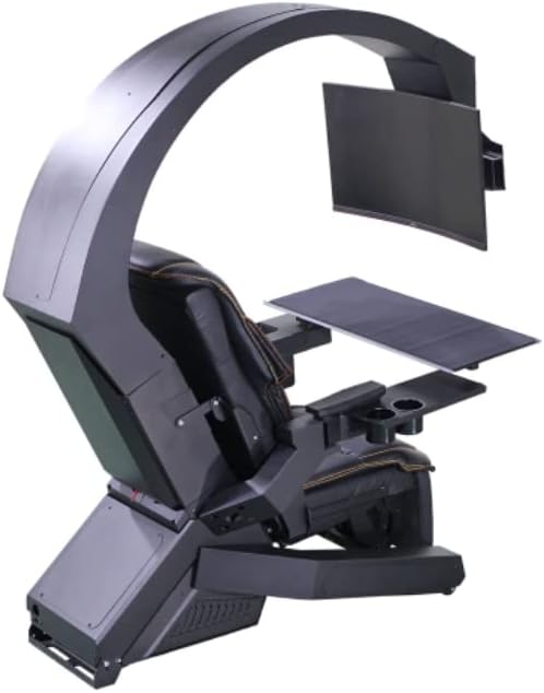 Imperatorworks IW 320 Brand Racing Gaming Chair, Computer Chair for Office and Home; Regular for 3 Screens or Upto 5 Monitors with Vibration massasge