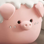 BORSHERNB A Creative Bear-Themed Floor Sculpture,A Functional Entryway Stool,A Whimsical Decorative Accent for Bedroom or Children‘s Room (Pink 42 * 44 * 35cm)
