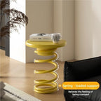 Stool Side Table - Minimalist Accent Ottoman for Small Spaces - Versatile Shoe Bench for Living Room and Entryway