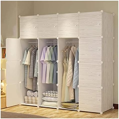 Portable Wardrobe Closet Rack for Bedroom - Easy Storage Solution for Clothes, Moving Boxes, and Organizing
