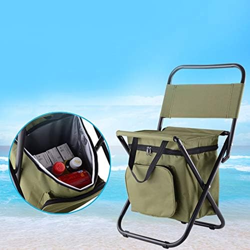 Fishing Chair Movable Refrigerator Keep Warm Cold Portable Folding Beach Seat Camping Chairs Stool