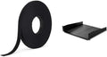 ONE_WRAP Tape ¾ x 25 Yard Double Sided Self Gripping Roll, 189645, Black & StarTech.com 2U Server Rack Shelf - Universal Vented Rack Mount Cantilever Tray for 19" Network