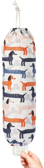 TOGETRUE Plastic Bag Holder, Cute Grocery Bag Holder for Plastic Bags, Wall Mount Bags Dispenser for Home Kitchen Decor (Dog)