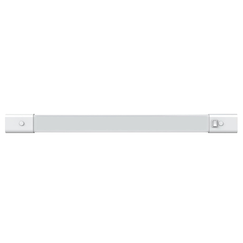 GE LED HD+ Undercabinet Light Fixture, Linkable Integrated Slim Profile Fixture for Kitchens, Warm White Color, Plug-in, 18in (1 Pack)