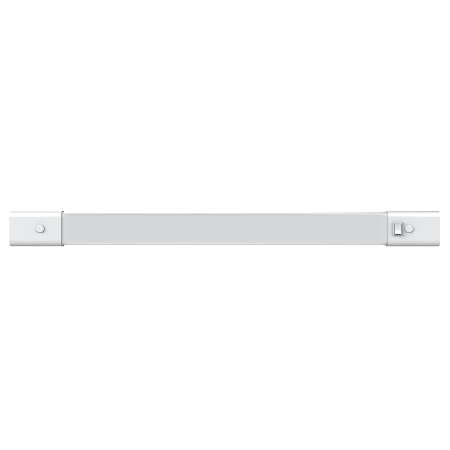 GE LED HD+ Undercabinet Light Fixture, Linkable Integrated Slim Profile Fixture for Kitchens, Warm White Color, Plug-in, 18in (1 Pack)