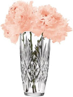 Godinger Flower Vase, Glass Vase, Vases for Flowers, Home Decor, Kitchen Decor, Party Decor, Gifts for Mom - 9" Tall Vase, Dublin Crystal Collection
