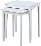 Convenience Concepts American Heritage Nesting End Tables, White