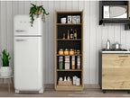 71" Tall Kitchen Pantry Cabinet with Storage, 2-Door Cupboard Credenza Bufffet Cabinet with Inner Shelves, Freestanding Kitchen Hutch for Living Room, Dining Room,Brown