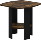 Furnifact Amber Pine Side Table with Elegant Finish, Modern Design, Durable Construction, Perfect for Accent and Living Room, Stylish Home Decor