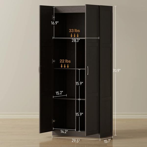 Bookcase Cabinet/Storage Cabinet/Kitchen Pantry Cabinet