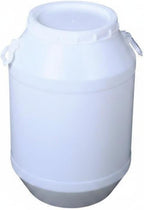 Large Capacity Container with User-Friendly Wide Opening Thickened HDPE Barrel Secure Outer Lid Storage Solution Suitable for Water Collection Home Organization Ingredient Storage, Blue, 50L