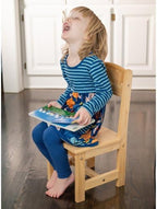 Constructive Playthings KRP-110 Classic Rubberwood Chair for Preschool and Classroom Seating, 10", Durable Classroom Furniture for Schools, Daycares & Learning Spaces