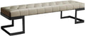 Modern Leather Bed end Stool Bedroom Dressing Room Living Shoe Changing Entryway(Small)