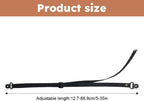 2 Pack Adjustable TV Safety Straps TV Wall Anchors No-Drill Adhesive Anti-Tip Furniture Anchors for Proofing Furniture Wall Anchors Flat Screens Fix to Wall,Cabinet,Stand Or Desk(COLOR:black)