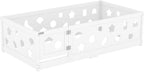 Twin Size Floor Bed with Heightened Safety Guardrails and Door, Solid Wood Bede with Rails for Girls, Boys, Teens, Child Bedroom, Playroom, No Slats Included, White