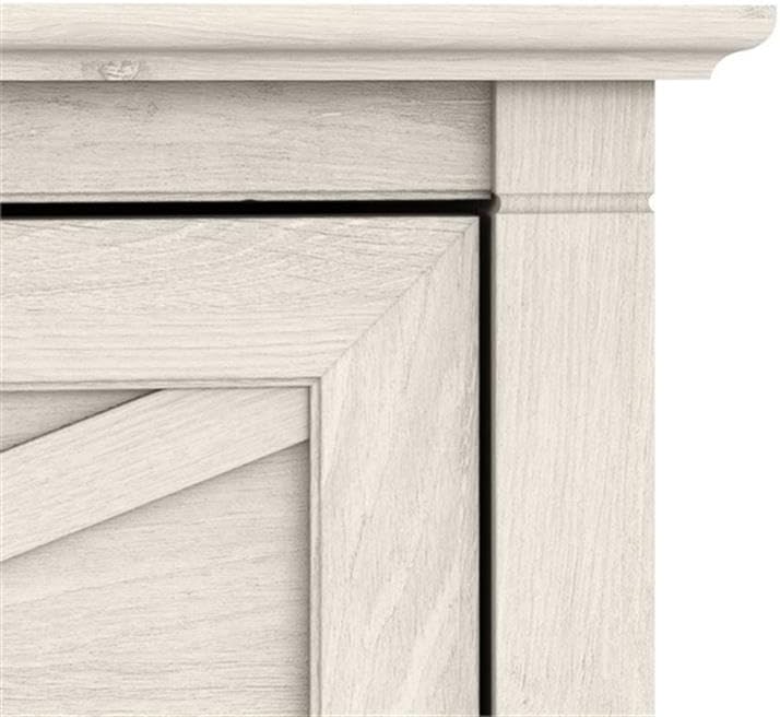 MAKLAINE Tall Engineered Wood Kitchen Pantry Cabinet with Doors, Linen White Oak Finish, Adjustable Shelves, Freestanding Storage Cupboard, Farmhouse Style for Kitchen or Dining Room