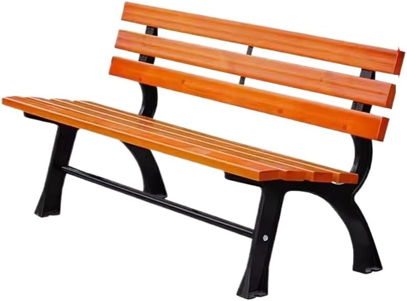 Patio Benches for Outdoors Seat Outdoor Bench Double Backrest Community Square Leisure Chair Garden Benches for Outdoors