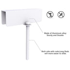 Metal Bifold Door Lock - Double Door Child Safety Locks Keep Toddler, Cats&Dogs Out of Closets, Cabinets, Pantry - No Need Install (1PC)