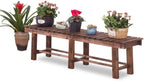 Patio Benches for Outdoors Park Chair Bench Garden Outdoor Balcony Solid Wood Wooden Garden Benches for Outdoors