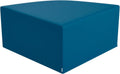 Children's Factory Corner Ottoman for Classroom, Size Large, Deep Water | Modular Playroom Seating, Easy to Clean Water-Resistant PU Leather Surface, High Density Foam Flexible Seating Classroom