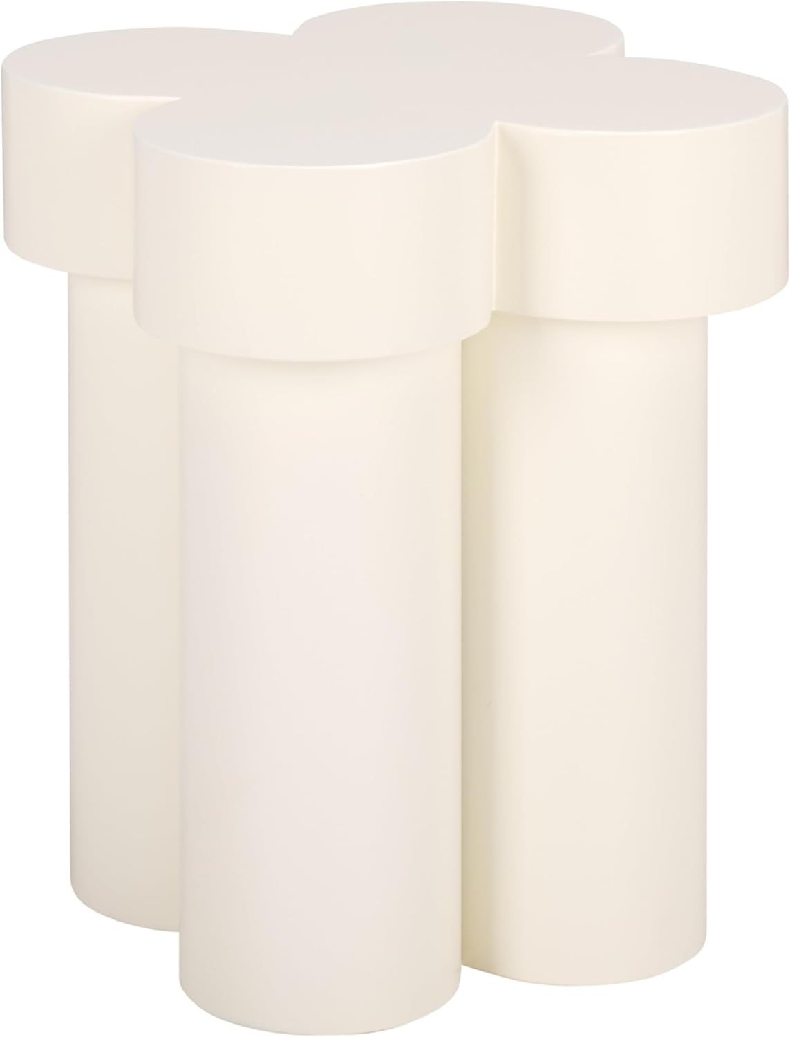 SAFAVIEH Home Collection – Bastien Ivory Sculptural Accent Table, Modern Floral Silhouette, Fully Assembled (ACC2331A)
