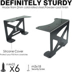 Monzlteck Under Desk Holder for PS5/PS5 Slim/Pro,Stealth Mount Compaitble with PlayStation 5 Disc & Digital Edition Console,Space Saving,DP-05