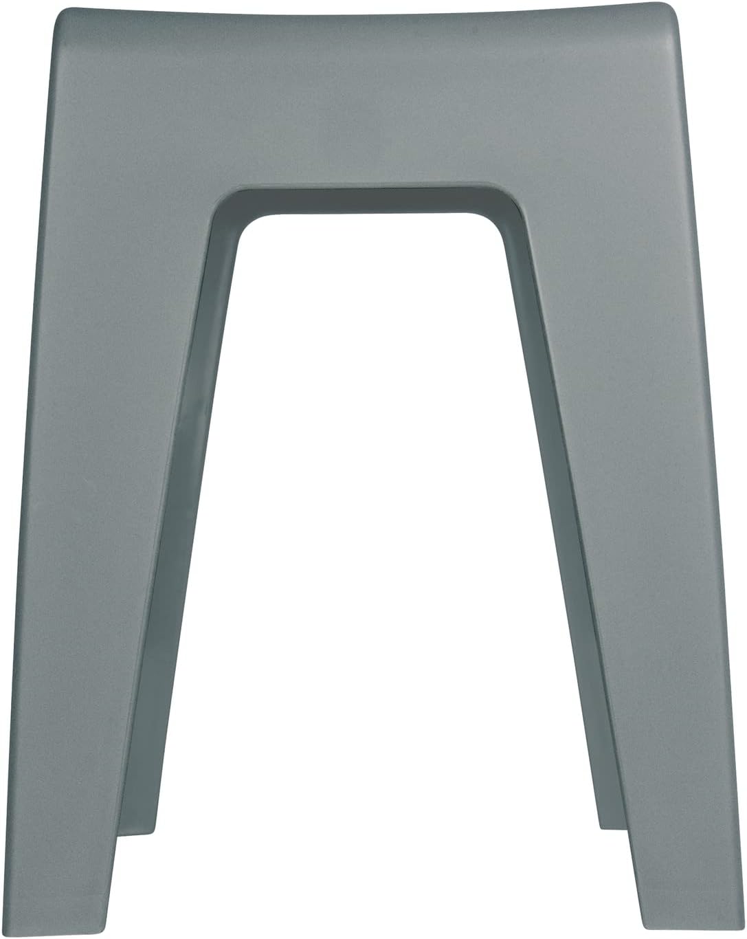 Wenko Kumba Bathroom Stool Grey – Stool, Beanbag, Living Stool, Polypropylene, 38 x 47 x 32 cm, Grey