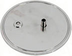 Stainless Steel Triples Clamps End Cap with Ball Post Dry Hoppers Accessories Brewing Equipment Supplies