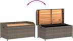 Modern Design Outdoor Storage Bench Seats, Patio Stylish Storage Bench for Backyard, Poolside, Balcony, Garden, 39.4" x 19.7" x 20.5",-311